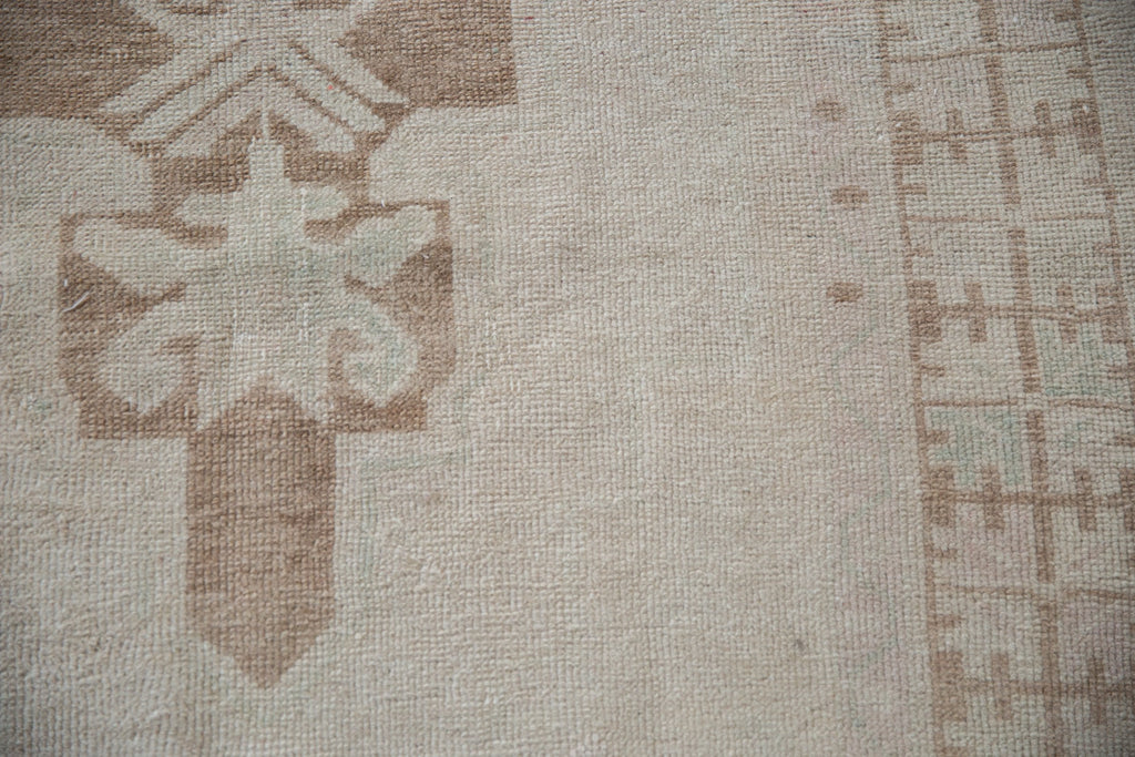 4.5x9.5 Vintage Distressed Oushak Rug Runner