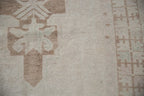 4.5x9.5 Vintage Distressed Oushak Rug Runner