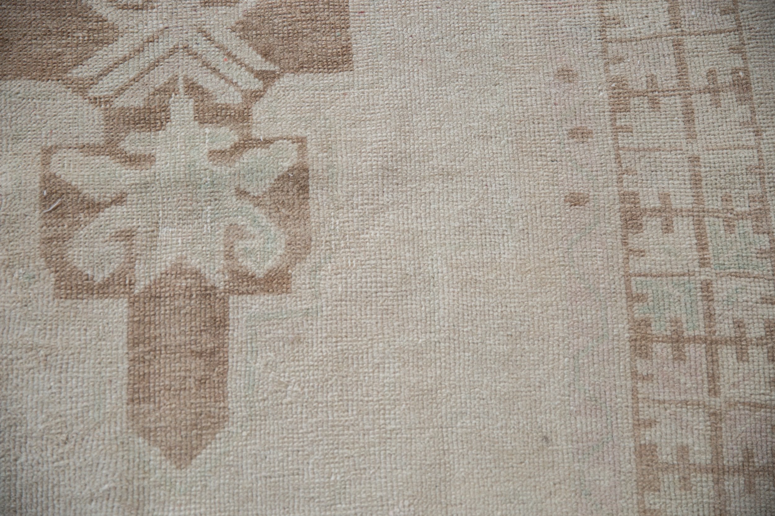 4.5x9.5 Vintage Distressed Oushak Rug Runner