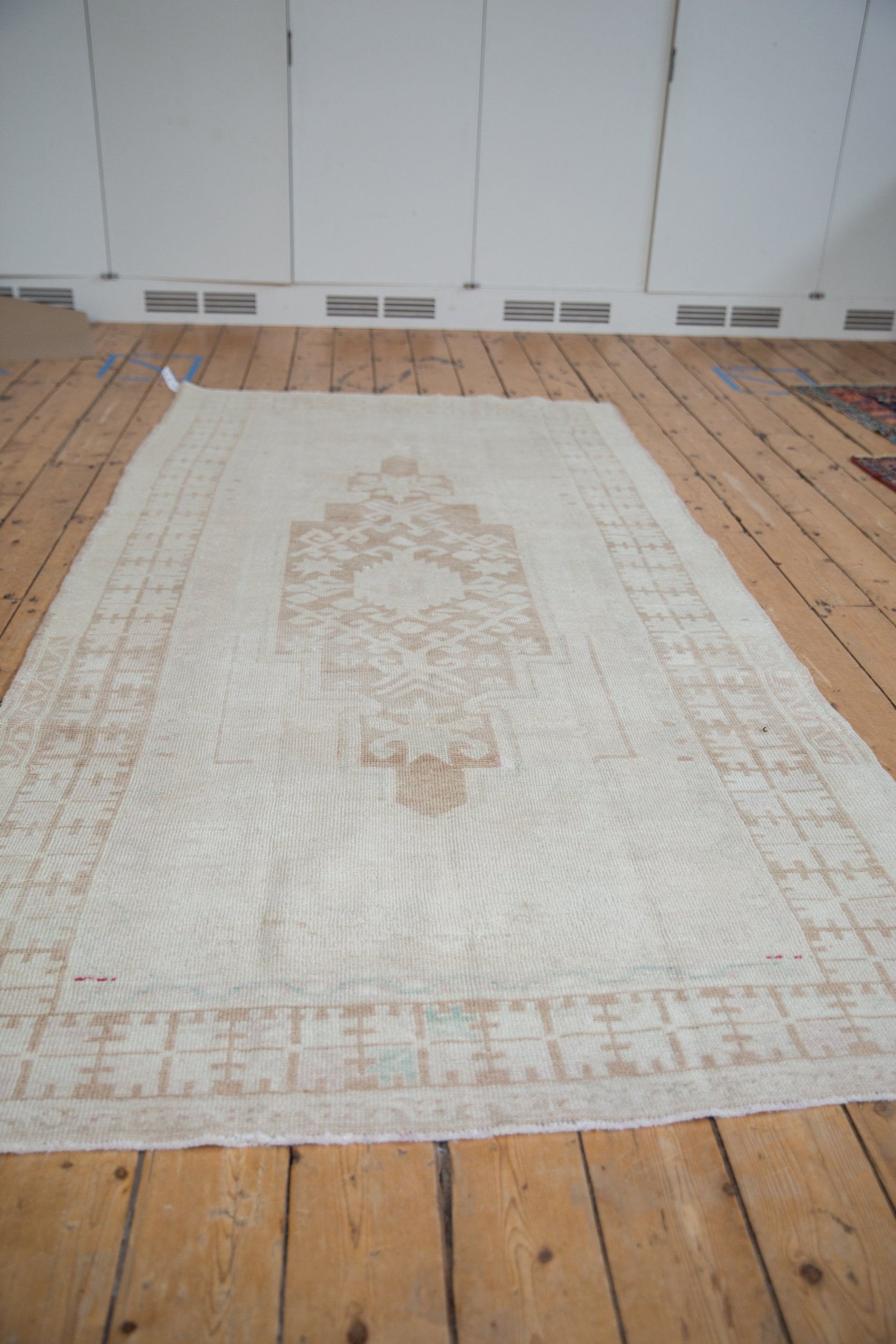 4.5x9.5 Vintage Distressed Oushak Rug Runner