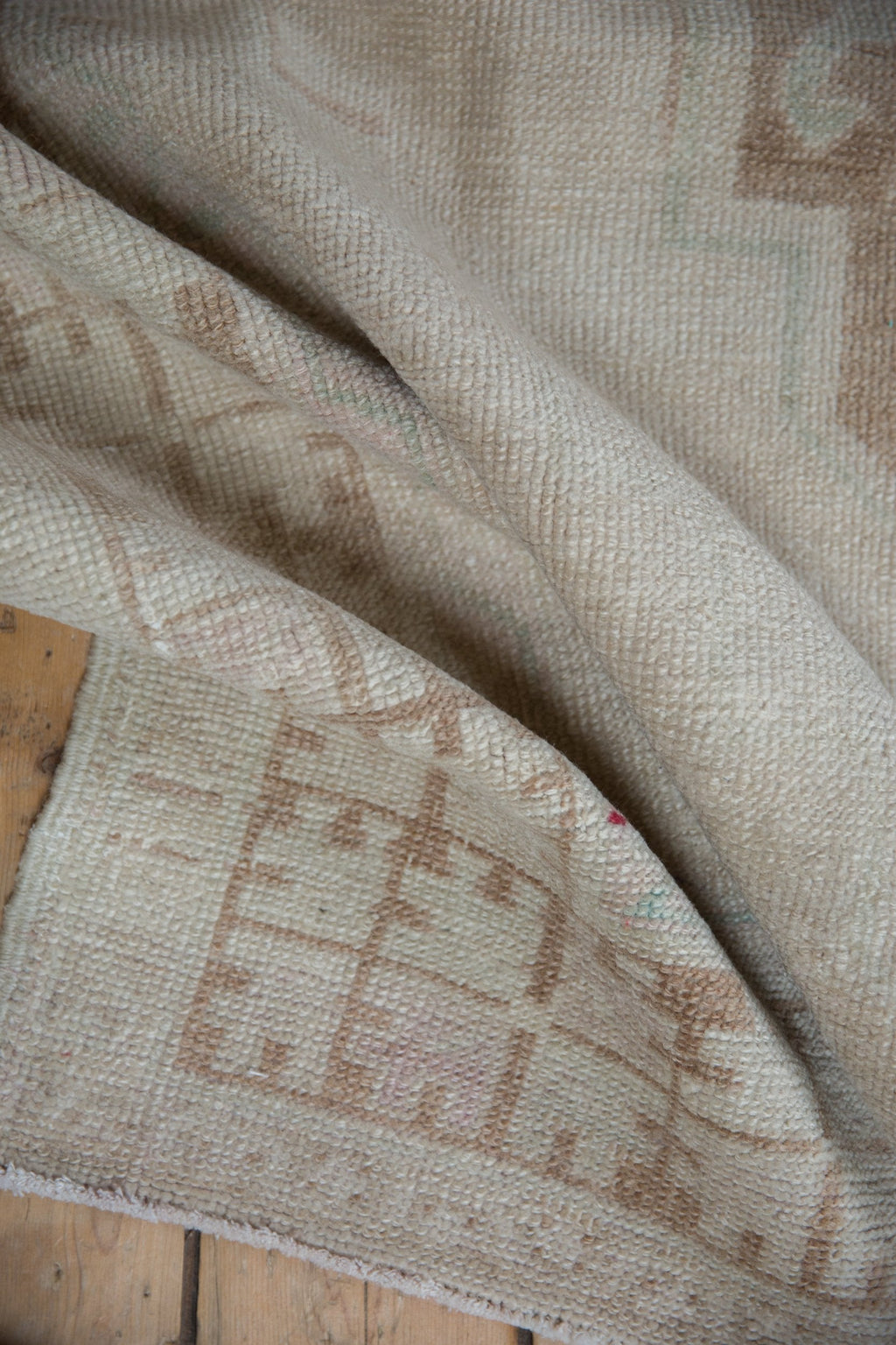 4.5x9.5 Vintage Distressed Oushak Rug Runner