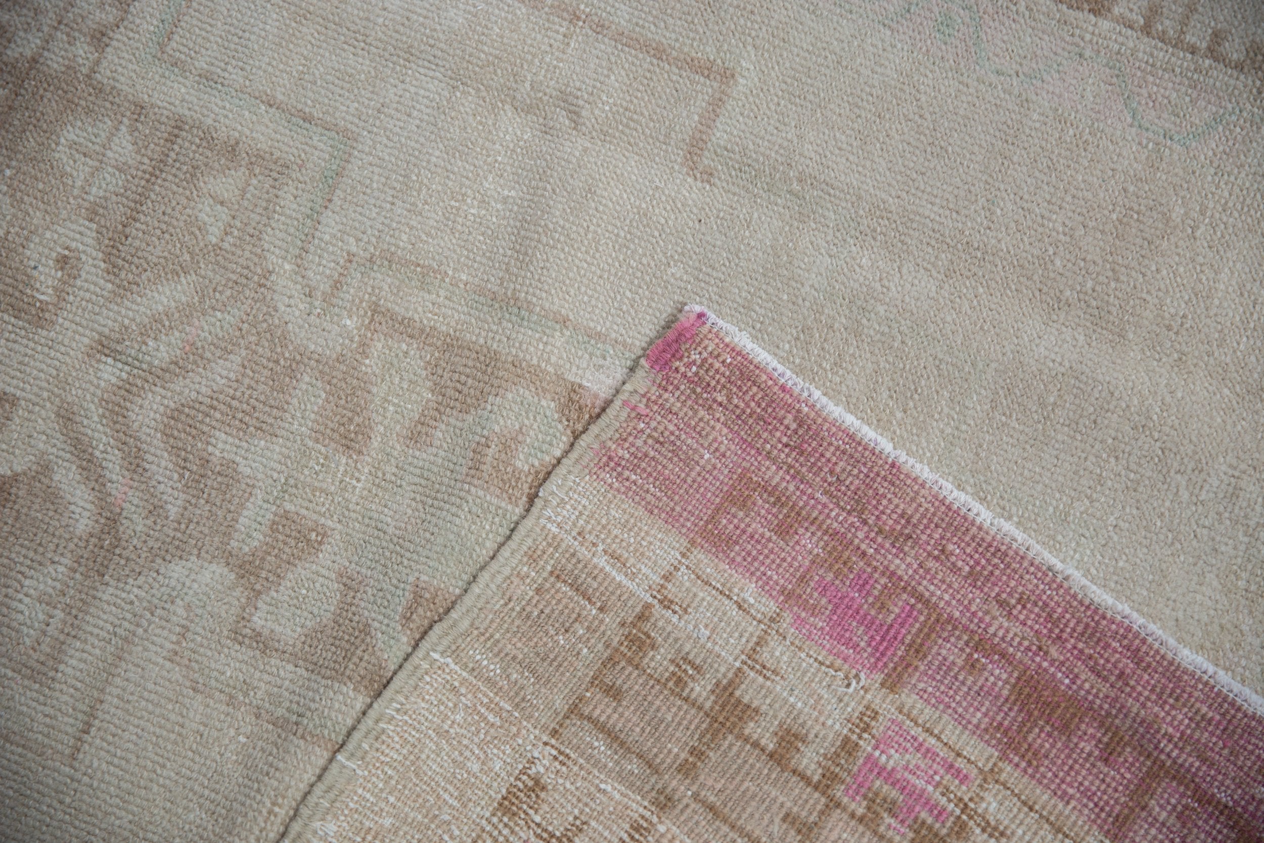4.5x9.5 Vintage Distressed Oushak Rug Runner