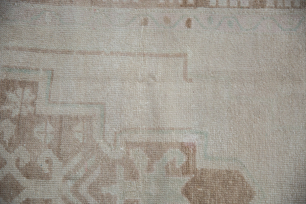 4.5x9.5 Vintage Distressed Oushak Rug Runner