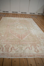 5.5x8.5 Vintage Distressed Oushak Carpet