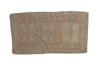 1.5x3 Vintage Distressed Oushak Rug Mat
