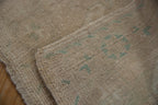 1.5x3 Vintage Distressed Oushak Rug Mat