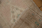 1.5x3.5 Vintage Distressed Oushak Rug Mat Runner