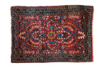 2x2.5 Vintage American Sarouk Square Rug Mat