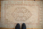 2x3.5 Vintage Distressed Oushak Rug