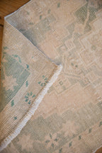 1.5x4 Vintage Distressed Oushak Rug Mat Runner