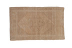 1.5x3 Vintage Distressed Oushak Rug Mat