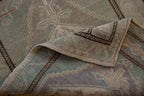 2x3 Vintage Distressed Oushak Rug Mat