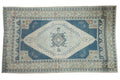 5.5x9.5 Vintage Distressed Oushak Carpet