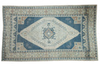 5.5x9.5 Vintage Distressed Oushak Carpet