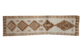 2.5x10 Vintage Distressed Kars Rug Runner