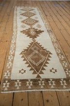 2.5x10 Vintage Distressed Kars Rug Runner