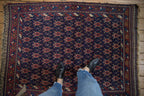 4x5.5 Antique Afshar Rug