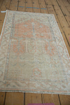 2.5x5 Vintage Distressed Oushak Rug Runner