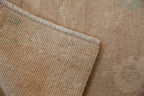 1.5x3.5 Vintage Distressed Oushak Rug Mat Runner