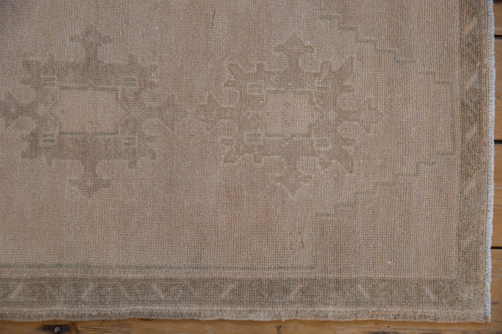 1.5x3.5 Vintage Distressed Oushak Rug Mat Runner