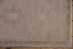 1.5x3.5 Vintage Distressed Oushak Rug Mat Runner