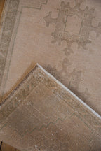 1.5x3.5 Vintage Distressed Oushak Rug Mat Runner