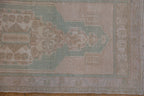 1.5x3.5 Vintage Distressed Oushak Rug Mat Runner