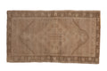 1.5x3 Vintage Distressed Oushak Rug Mat