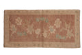 1.5x3.5 Vintage Distressed Oushak Rug Mat Runner