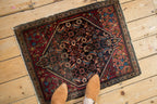 2x2.5 Vintage Fine Farahan Sarouk Square Rug Mat