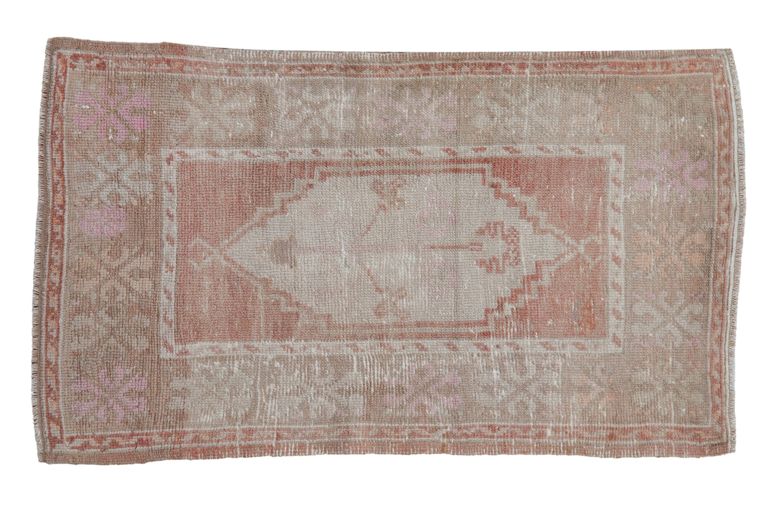 2x3.5 Vintage Distressed Oushak Rug