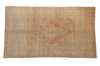 5.5x10 Vintage Distressed Oushak Carpet