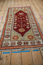 2.5x5.5 Vintage Distressed Oushak Rug Runner
