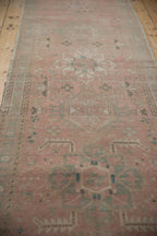 3.5x12.5 Vintage Distressed Karaja Rug Runner