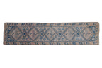 2.5x10.5 Vintage Distressed Melas Rug Runner
