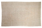 6x9.5 Vintage Distrsessed Oushak Carpet