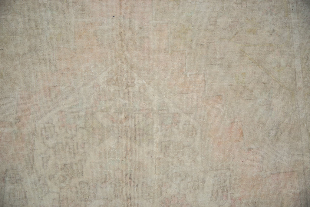 6x9.5 Vintage Distrsessed Oushak Carpet