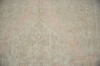 6x9.5 Vintage Distrsessed Oushak Carpet