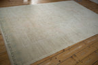 6x9.5 Vintage Distrsessed Oushak Carpet