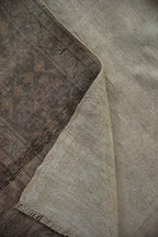 6x9.5 Vintage Distrsessed Oushak Carpet