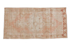 2.5x5 Vintage Distressed Oushak Rug Runner