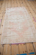 2.5x5 Vintage Distressed Oushak Rug Runner