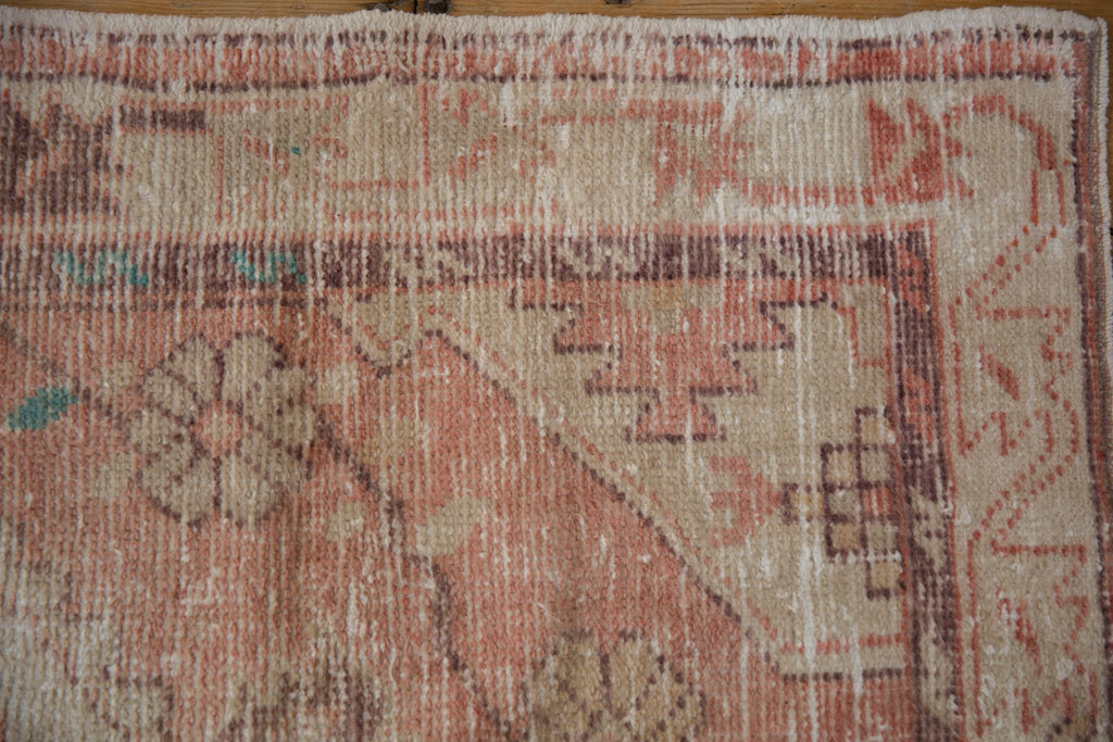 2.5x5 Vintage Distressed Oushak Rug Runner