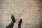 6x9.5 Vintage Distressed Oushak Carpet