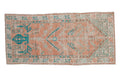 2.5x5.5 Vintage Distressed Oushak Rug Runner