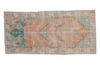 2.5x5.5 Vintage Distressed Oushak Rug Runner