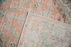 2.5x5.5 Vintage Distressed Oushak Rug Runner
