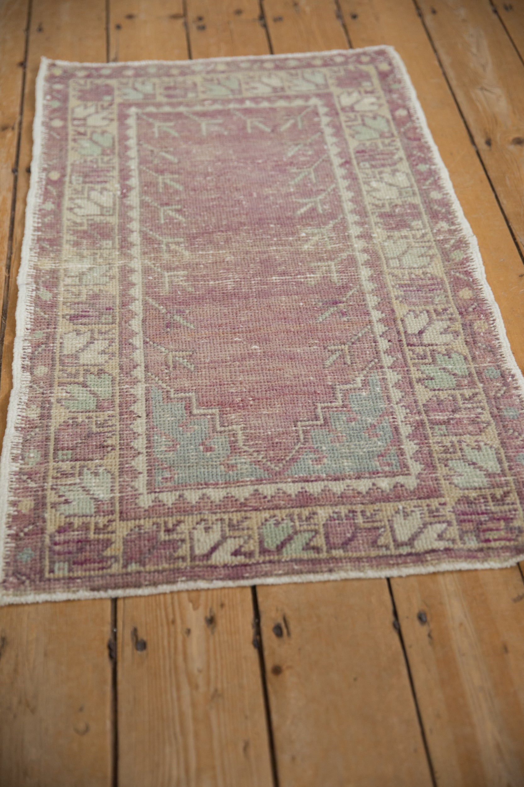 2x3.5 Vintage Distressed Oushak Rug