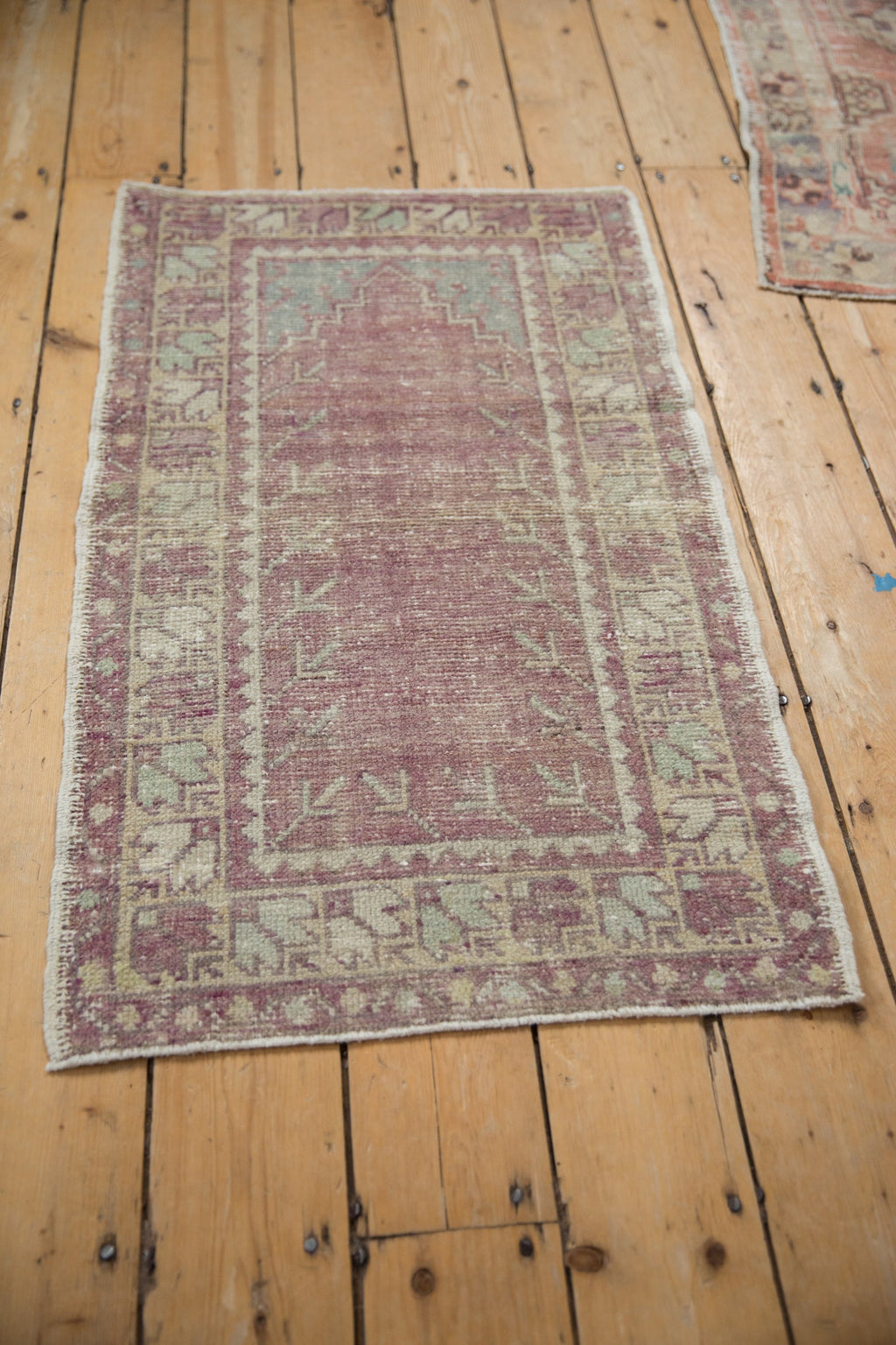 2x3.5 Vintage Distressed Oushak Rug