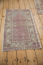 2x3.5 Vintage Distressed Oushak Rug